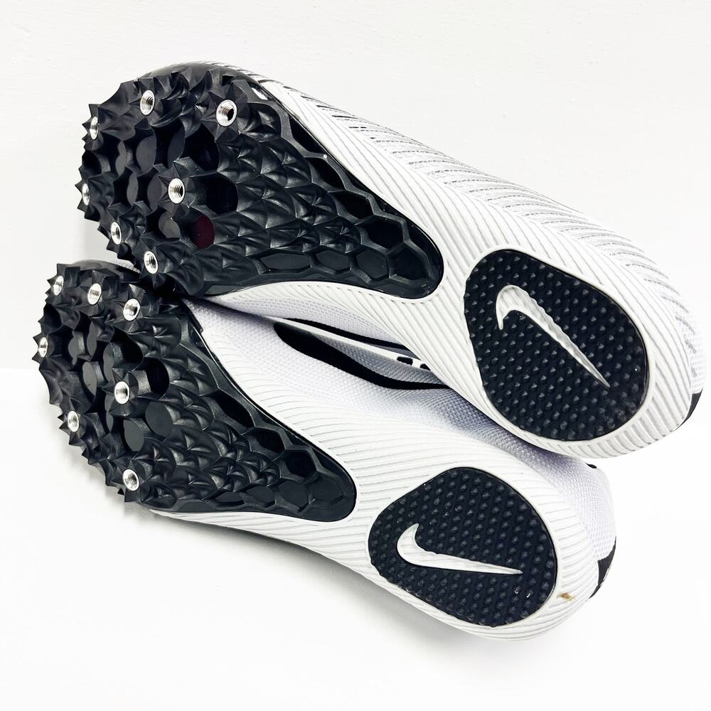 NEW Nike Zoom Rival M9 White Track Spikes Unisex Shoes Mens Size 12.5 - Picture 6 of 6